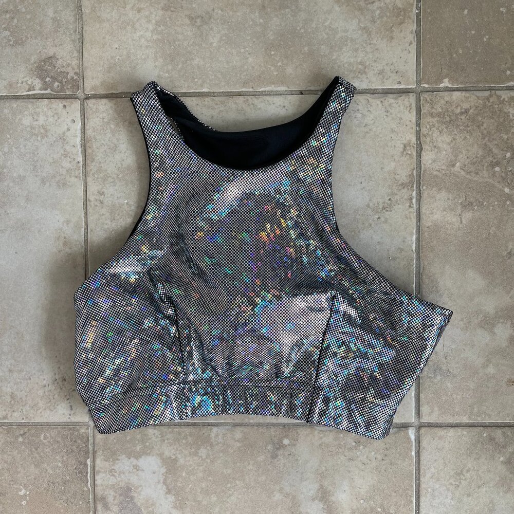 Rarr silver shattered bra